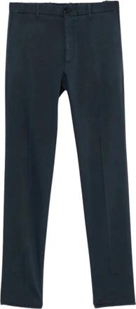 Incotex Chino broeken - Heren - Slim Fit Broeken - Blauw - 2XL - Katoen - Broeken