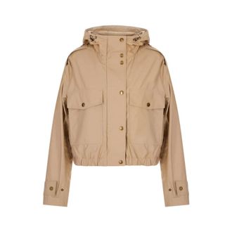 Moncler Light Jackets, female, Brown, Size: S Carex Jacket