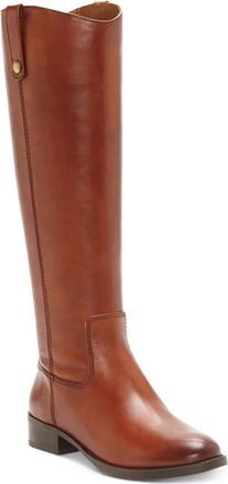 Inc International Concepts Womens I. N.C. International Concepts Fawne Brown Leather Riding Boots RHS7058