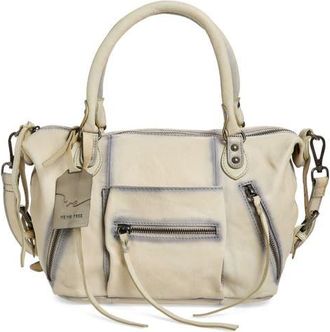 Free People We The Free Baby Emerson Leather Tote in Neutral at Nordstrom