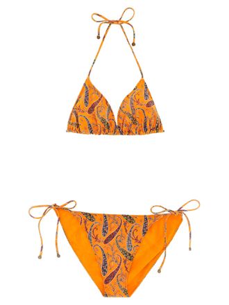 Etro Orange Polyamide Womens Bikini