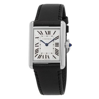 Cartier Pre-owned Cartier Tank Must White Dial Ladies Watch WSTA0059