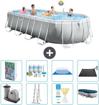 Intex Piscina Prism Frame Oval - 610x305x122 Cm - 9-piezas S632