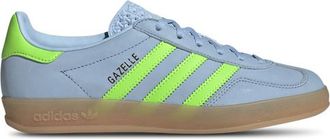 adidas Womens Originals Gazelle Indoor - Shoes Clear Sky/Gum/Solar Green Size 09.0