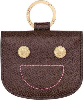 Longchamp Les Champs pure Card Holder in Mocha at Nordstrom