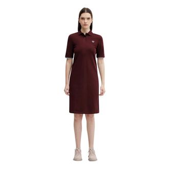 Fred Perry Donna, Abiti, Rosso, M, new