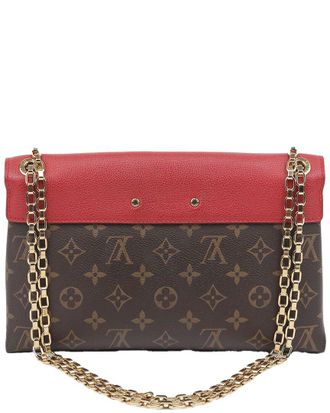 Louis Vuitton Brown Leather Palais Chain (Authentic Pre-Loved)