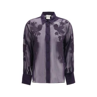 Forte_Forte Blue Viscose Womens Blouse