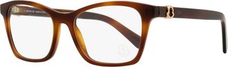 Moncler ML5168 Rectangular Acetate Eyeglasses - Brown