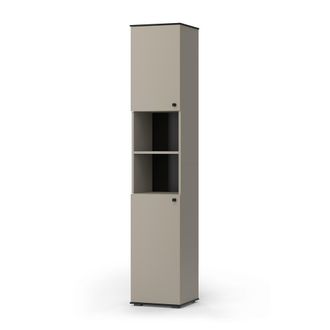 Vicco Armario De Ba&ntilde;o Joli, Gris, 37 X 192 Cm Con 2 Puertas