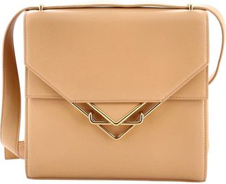 Bottega Veneta Clip Flap Bag Leather (Authentic Pre-Loved)