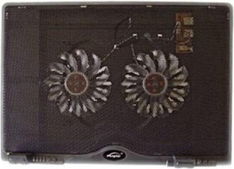 Trade Shop Trade Shop - Base Stand 2 Ventole Cooler Raffreddamento Pc Notebook 2 Usb Hzt-2168a