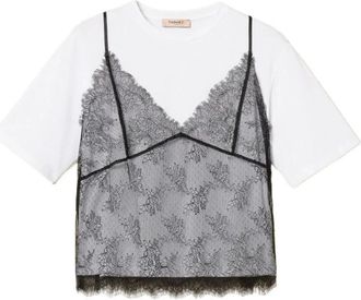 Twinset Twin-set T-shirts en Poloshirts - Dames - T-shirts - Veelkleurig - XS - Tops