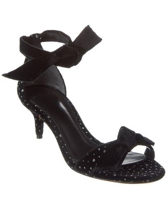 Alexandre Birman Clarita 50 Velvet Sandal