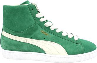 Puma Suede Mid Gum Sole Veterschoen - Heren - Sneakers - Groen - 43 EU - Su&egrave;de - Schoenen