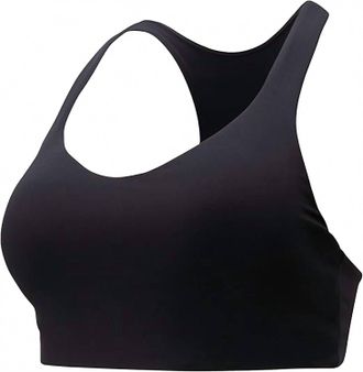 New Balance Womens Power X Sports Bra In Black