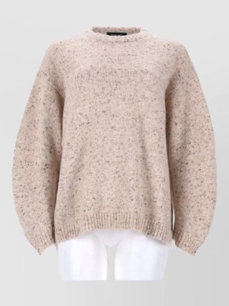 Fabiana Filippi knit top dropped shoulders ribbed cuffs hem
