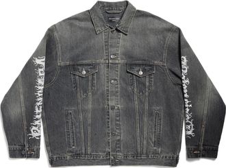 Balenciaga Diy Metal Large Fit Jacket Black 773804TBP473721