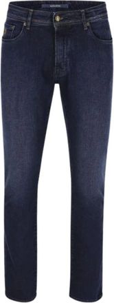 Atelier Noterman Donkerblauwe Jeans - Heren - Slim Fit Jeans - Blauw - W33 L32 - Jeans