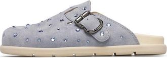 Loriblu Aviator Sabot - Dames - Slip ons - Blauw - 36 EU - Leer - Schoenen