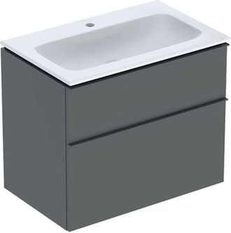 Keramag Keramag - Geberit Icon Set Mueble Lavabo Con Mueble Bajo Lavabo, 2 Cajones