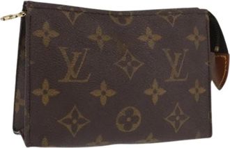 Louis Vuitton Pre-owned Canvas Clutch - Dames - Vintage Clutch - Bruin - ONE Size - Vintage