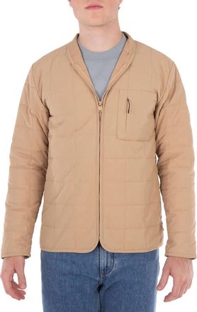 Rains Mens Beige Giron Liner Jacket