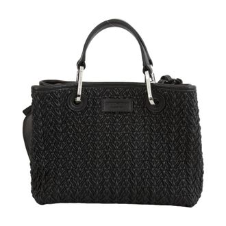 Emporio Armani Shopping Bag - Dames - Handtassen - Zwart - ONE Size - Polyester - Tassen