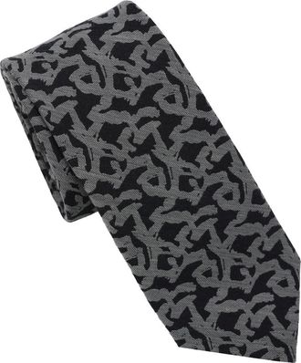 Karl Lagerfeld Abstract Sketch Tie in Black/Silver at Nordstrom Rack