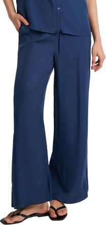 Onia Crinkle Wide Leg Drawstring Pant