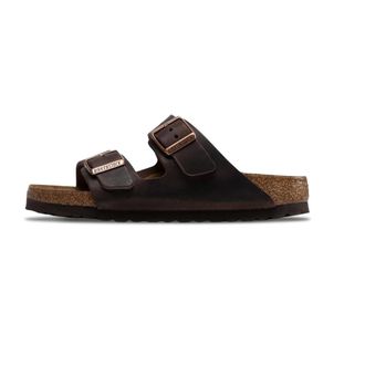Birkenstock Arizona Sfb Leoi Habana Smalle Pasvorm - unisex - Schoenen - Bruin - Maat: 36 EU Leer
