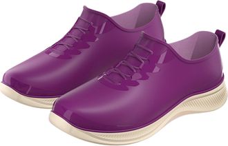 Generic Mens Ladies Wellies Knee High Wellington Rubber Waterproof PVC Boot Anti-Skid Sturdy Grip Shoe Comfortable Chelsea Shoes EVA Footbed Wellie for Outdoo