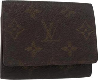 Louis Vuitton Pre-owned Canvas Wallet - Dames - Vintage Accessoires - Bruin - ONE Size - Vintage