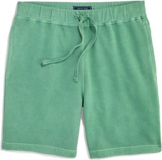 Vineyard Vines Surfboard Cotton French Terry Drawstring Shorts in Starboard Green at Nordstrom, Size Large