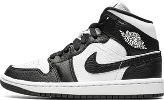 Nike JORDAN unisex low sneakers DR0501 101 WMNS AIR JORDAN 1 MID SE size 41, Black Electric Green White, 7 UK