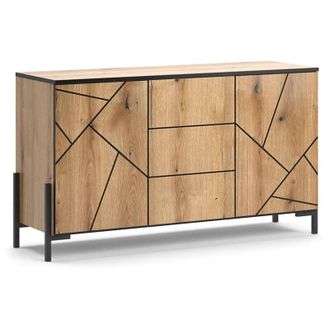 Vicco Aparador Hatto, Roble, 124 x 69.6 cm Vicco