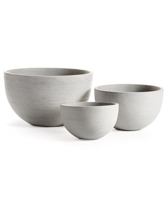 Napa Home & Garden Fibrestone Malibu Low Bowls Set