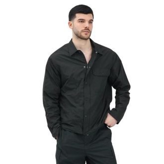 A|X Armani Exchange Groene Windbreaker - Heren - Casual Overhemden - Groen - L - Polyester - Overhemden