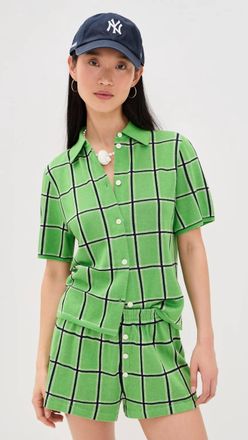 Guest In Residence Picnic Plaid Shirt In Match Point Combo