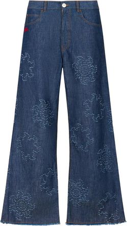 Marni Frayed Five-pocket Jeans