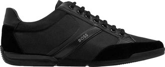 HUGO BOSS Heren Saturn Low Trainers (Zwart)