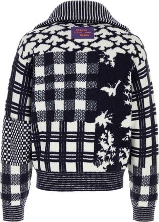 Loewe Navywhite Sweater - Navy