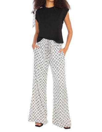 Allison New York Selena Pant In Black Tiles