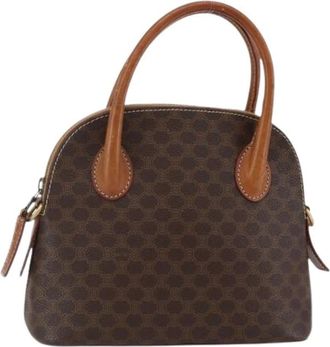 Celine Pre-owned leren handtas - Dames - Vintage Handtas - Bruin - ONE Size - Leer - Vintage