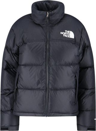 The North Face Quilted Black Down Coat With Removable Hood And Adjustable Features