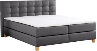 HOME AFFAIRE Boxspringbett »Moulay« inkl. Topper, in Überlänge 220 cm, 3 Härtegrade, auch in H4