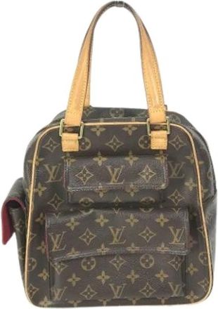 Louis Vuitton Pre-owned Monogram Canvas Handtas - Dames - Vintage Handtas - Bruin - ONE Size - Vintage