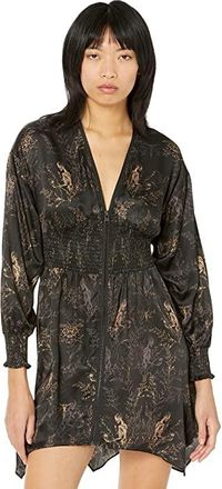 AllSaints Nilah Yorik Dress Womens Dress Black : UK 6 (US Womens 2), Silk/Viscose