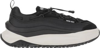 Moon Boot Moon 247 Xlace Sneaker - Heren - Sneakers - Zwart - 42 EU - Leer - Schoenen