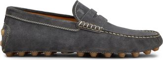 Tod's Gommino Bubble loafers - men - Calf Leather/Rubber/CALFSKIN - 10.5 - Grey